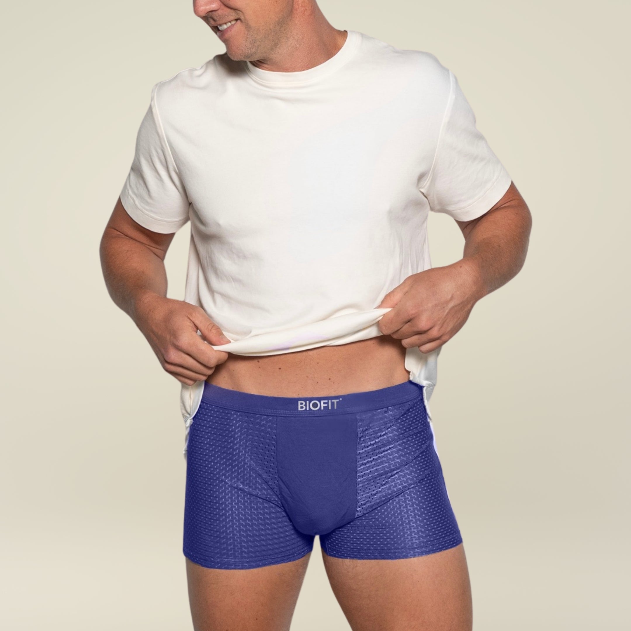 BIOFIT® Essentials Boxer Trunks Blue