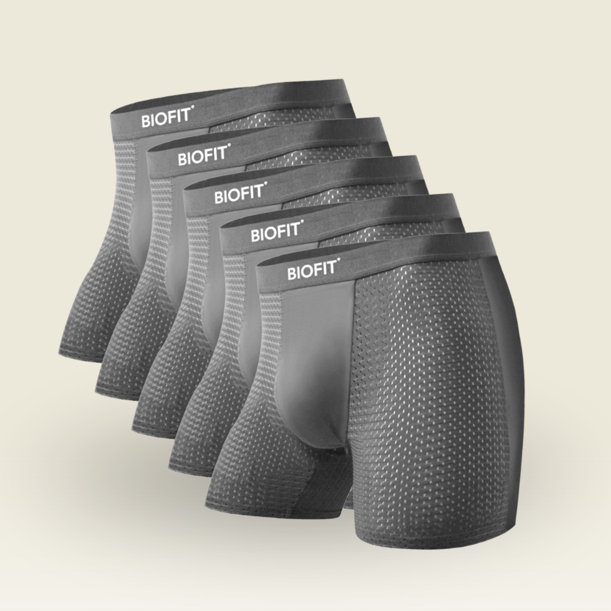 BIOFIT® Essentials Boxer Trunks Grey