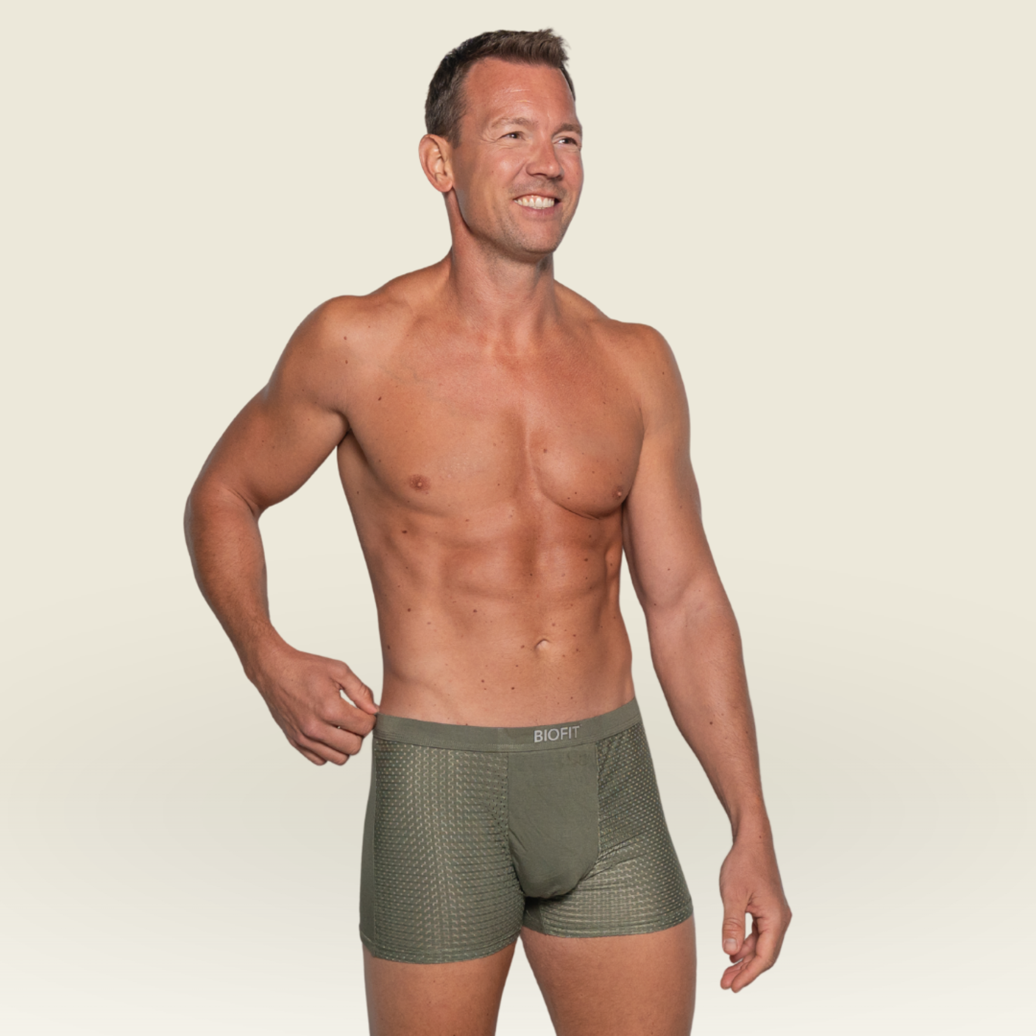 BIOFIT® Essentials Boxer Trunks Green
