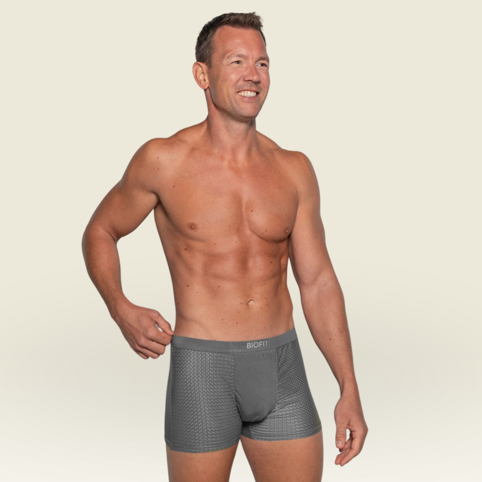 BIOFIT Essentials Boxer Trunks 3-Pack Grey