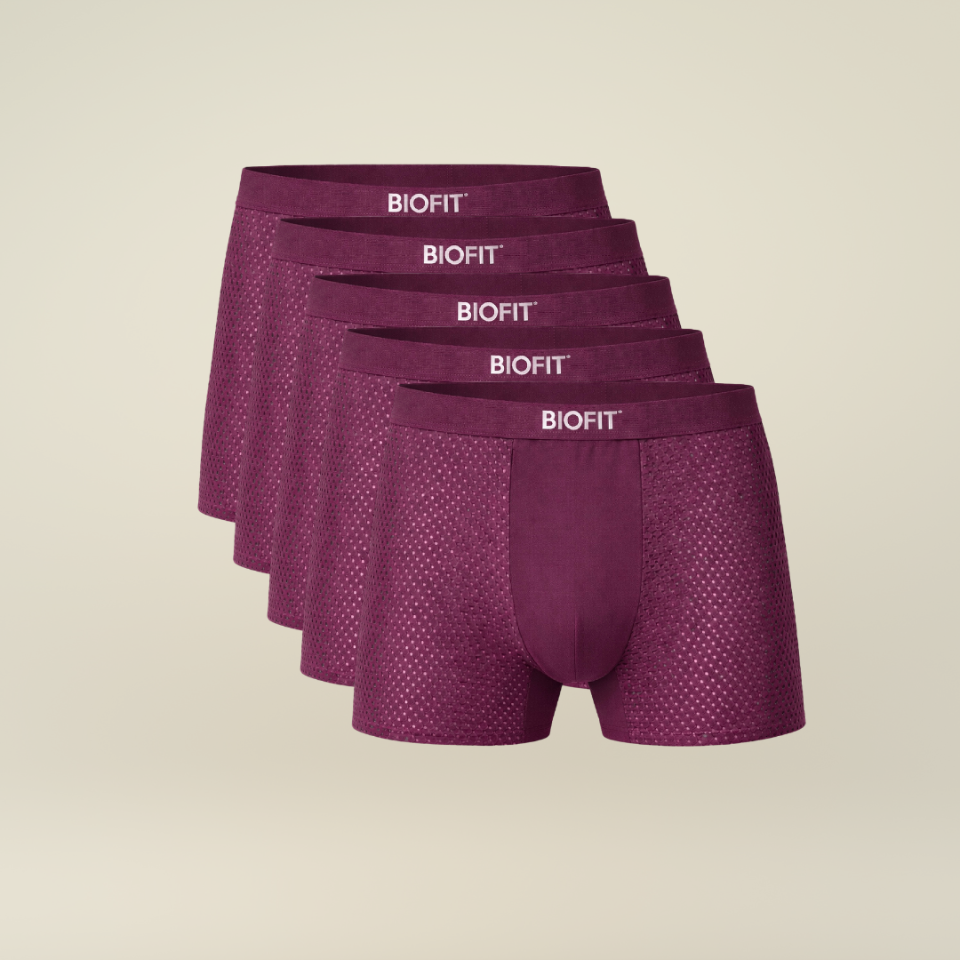 BIOFIT® Essentials Boxer Trunks Red