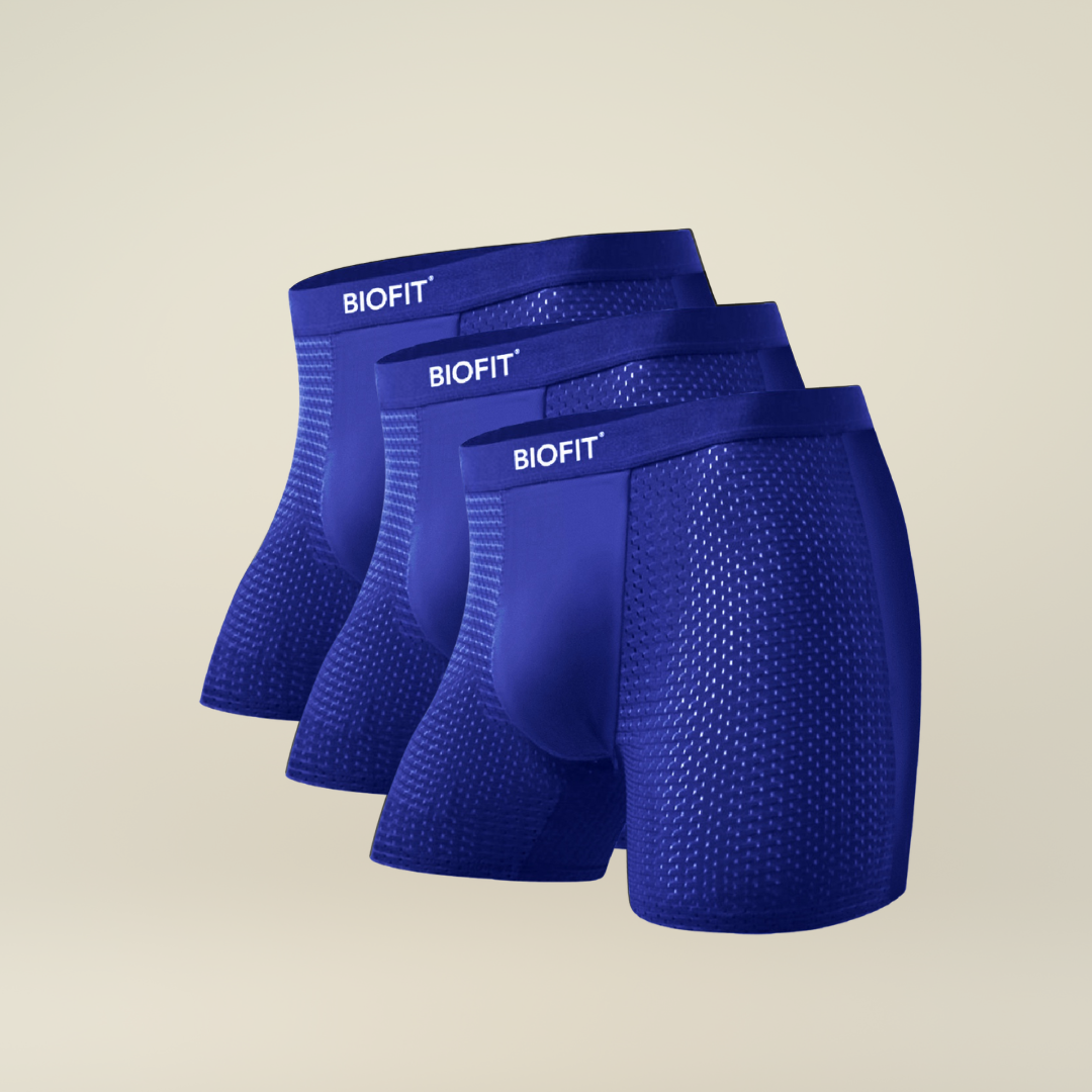 BIOFIT® Essentials Boxer Trunks Blue