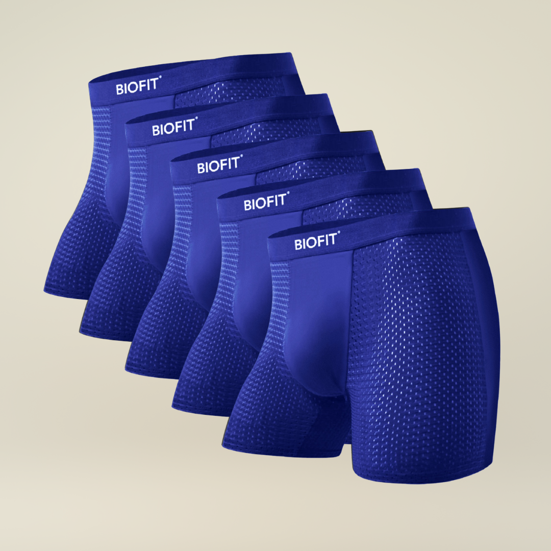 BIOFIT® Essentials Boxer Trunks Blue