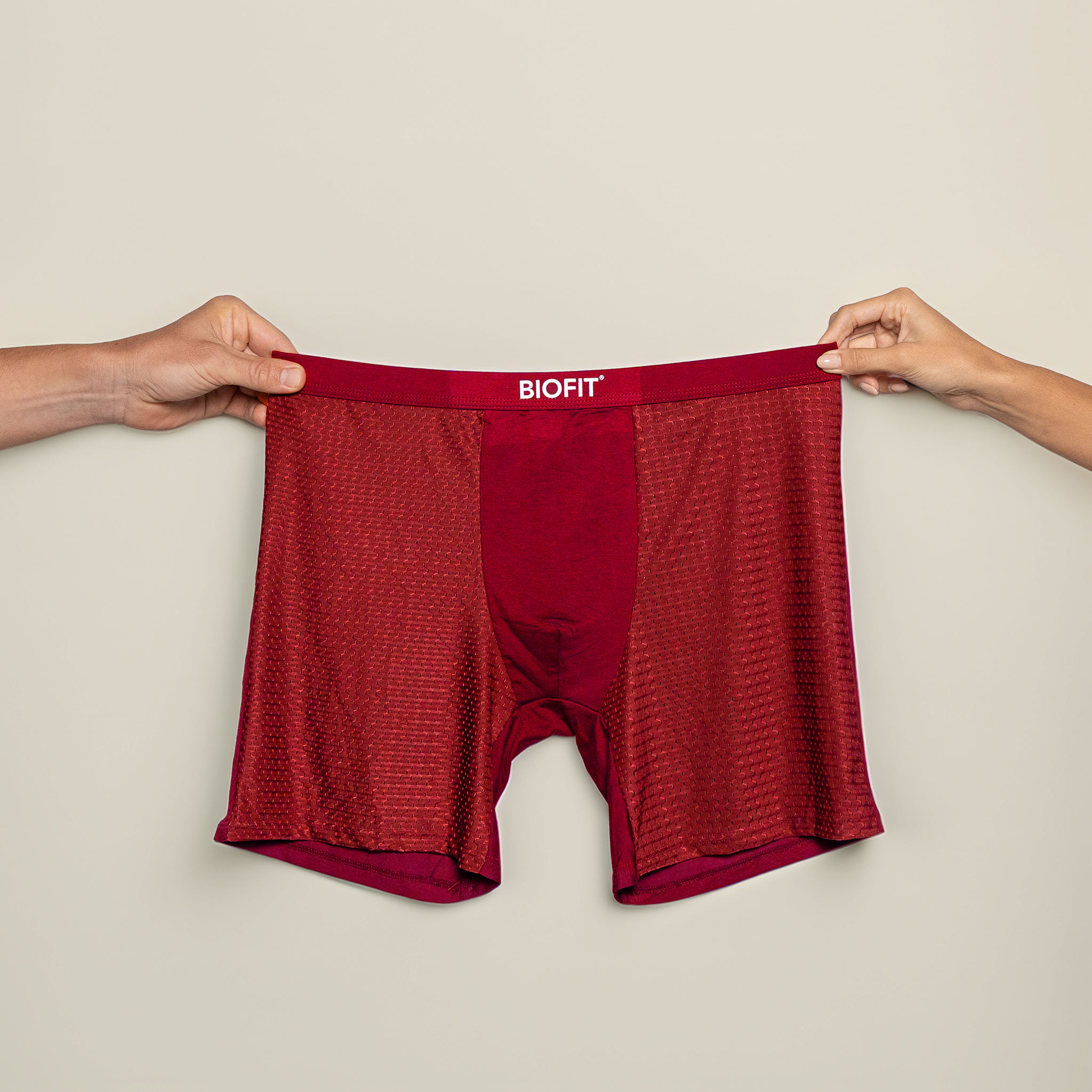 BIOFIT® Essentials Boxer Trunks Red