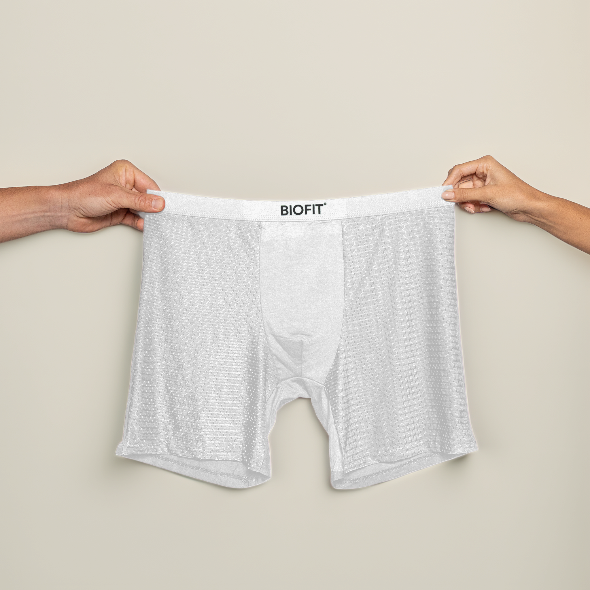 BIOFIT® Essentials Boxer Trunks White