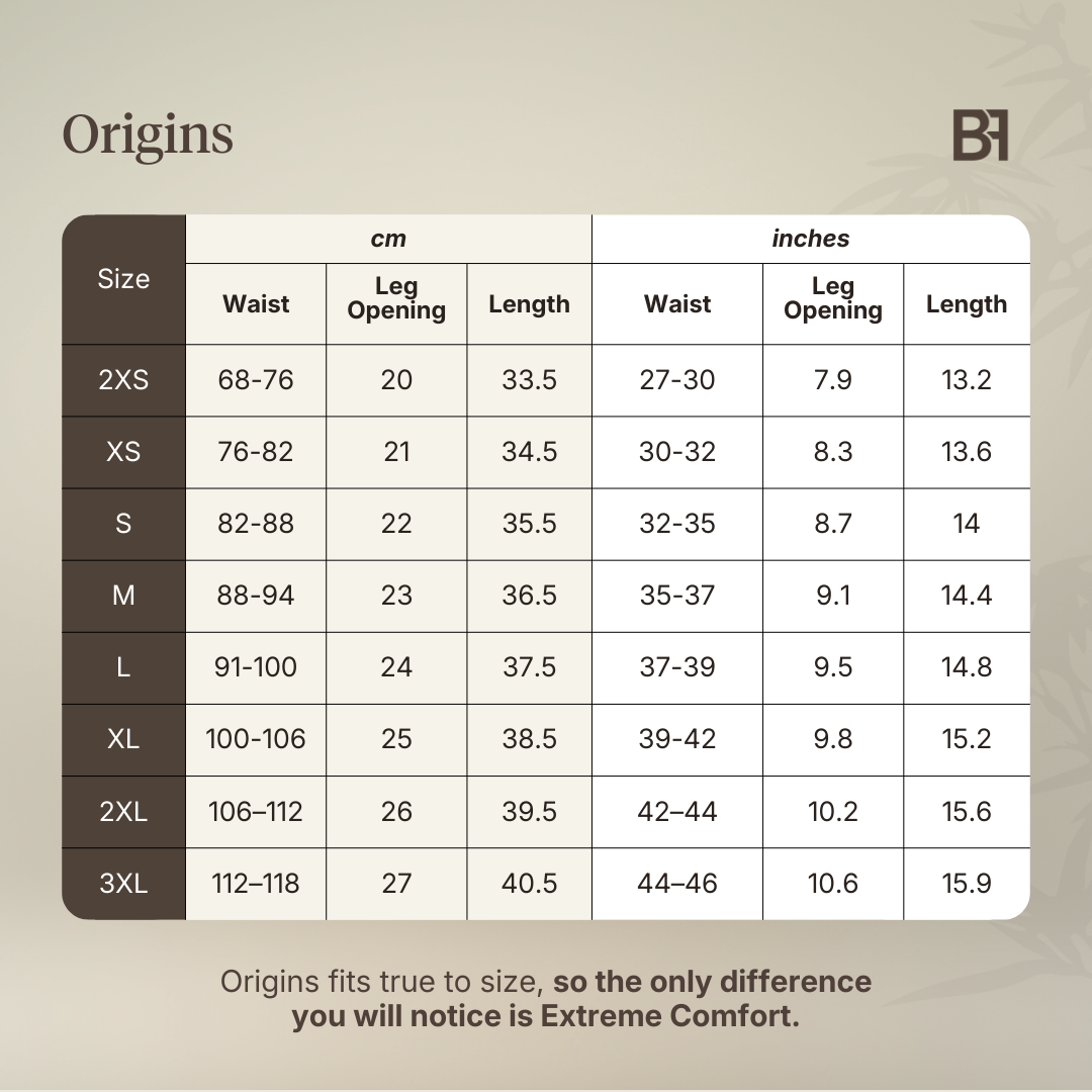 BIOFIT® Origins Black Boxers 3-Pack