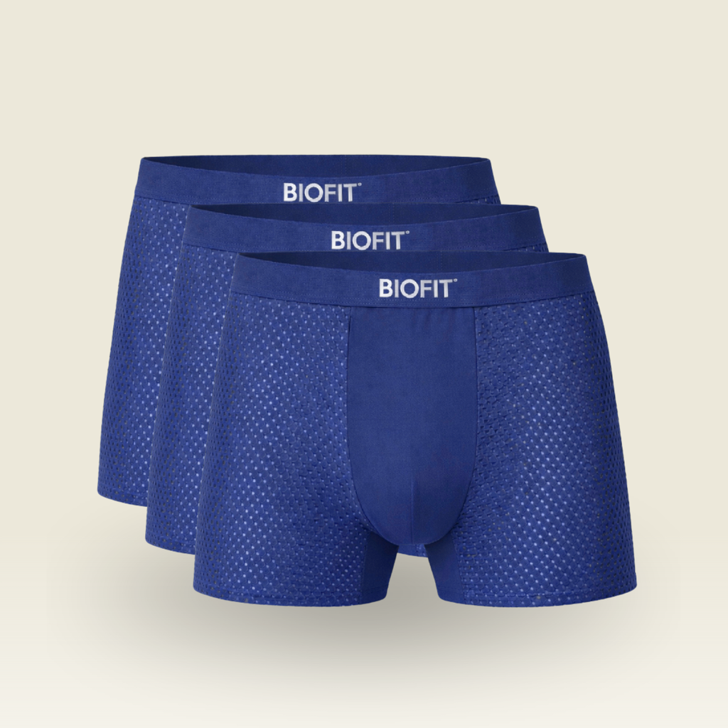 BIOFIT Essentials Boxer Trunks 3-Pack Blue – Biofit