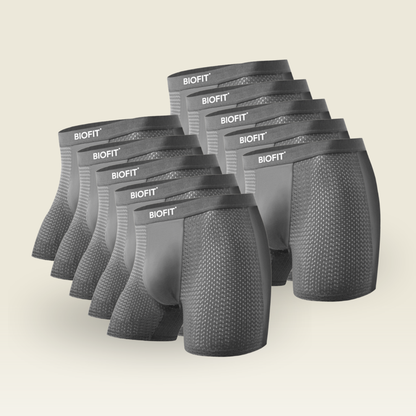 BIOFIT Essentials Boxer Briefs Grey | 5 Pack + 5 FREE
