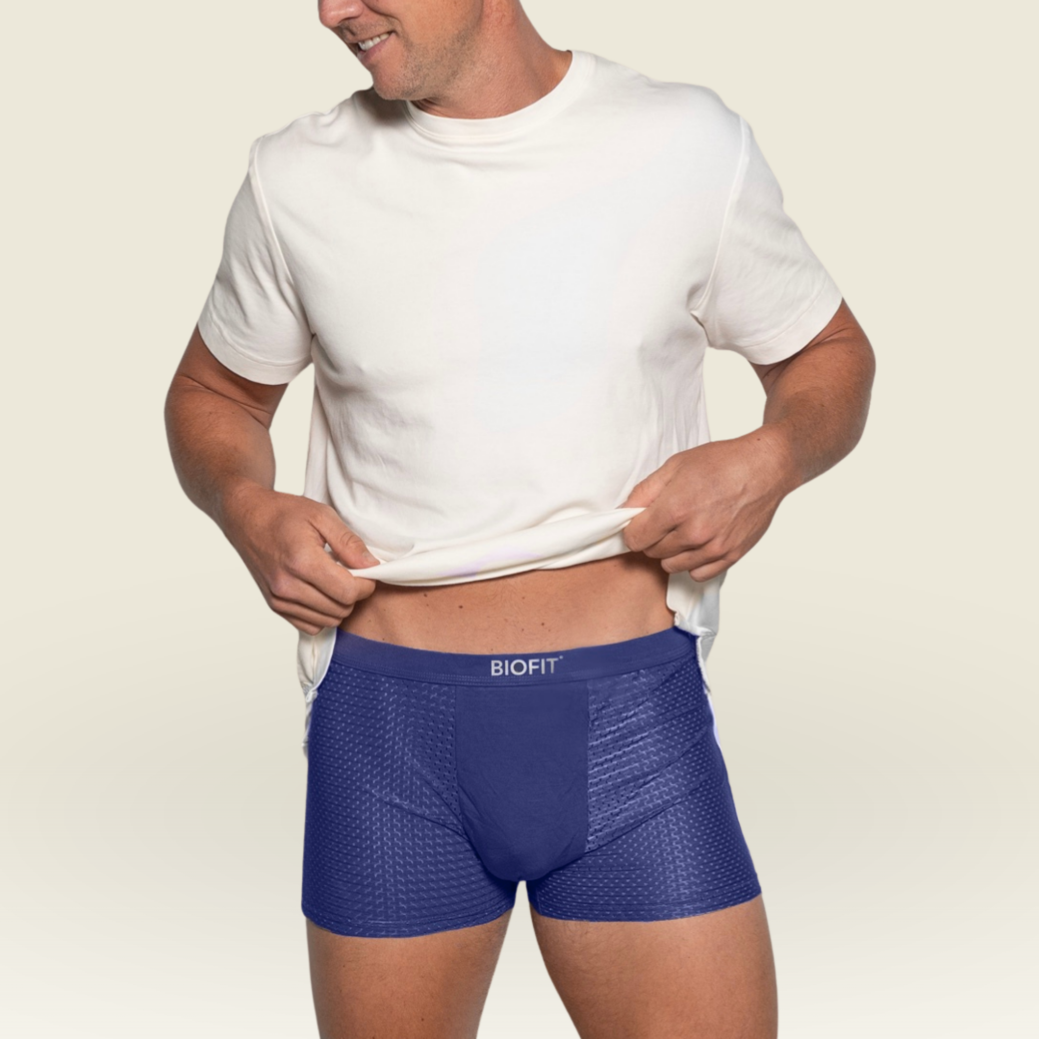 BIOFIT® Essentials Boxer Trunks Blue