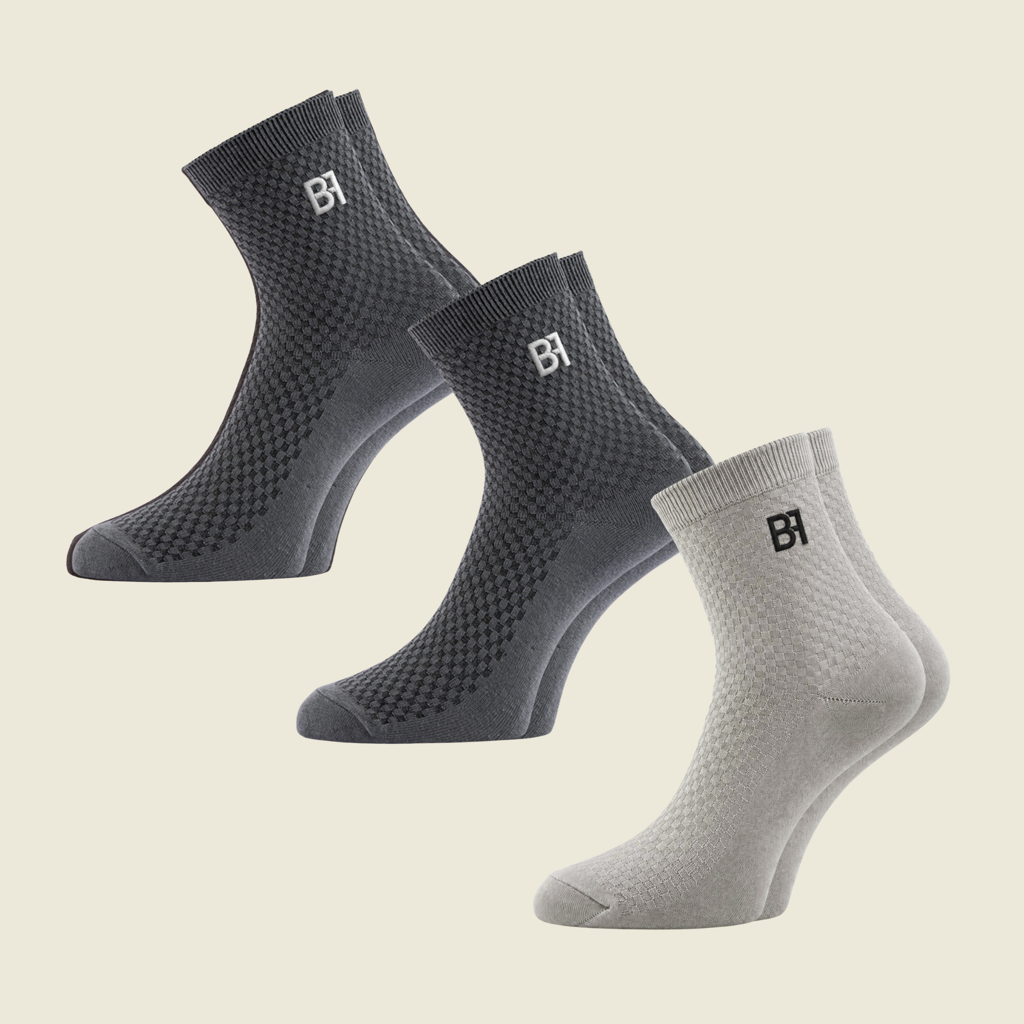 BIOFIT Bamboo Socks – The All Grey 3