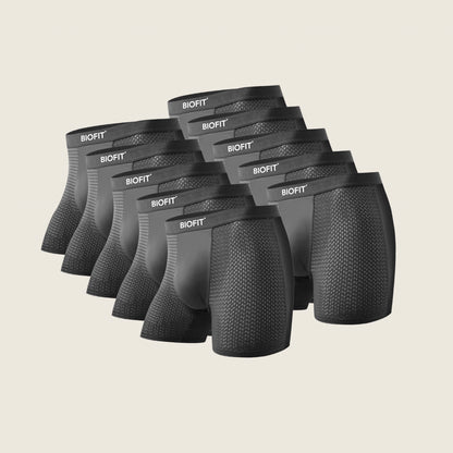 BIOFIT® Bamboo Boxers 2.0 Grey | 5 Pack + 5 FREE
