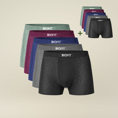 BIOFIT® Essentials Boxer Trunks 5-Pack Multicolor | + 5 FREE