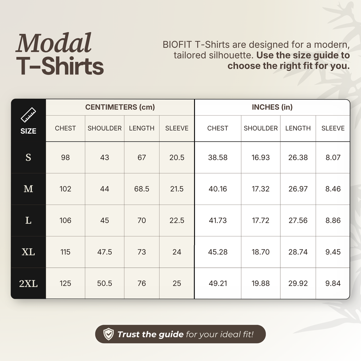 BIOFIT Modal T-shirts